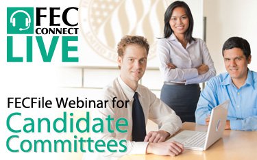 Candidate FECFile Webinar button