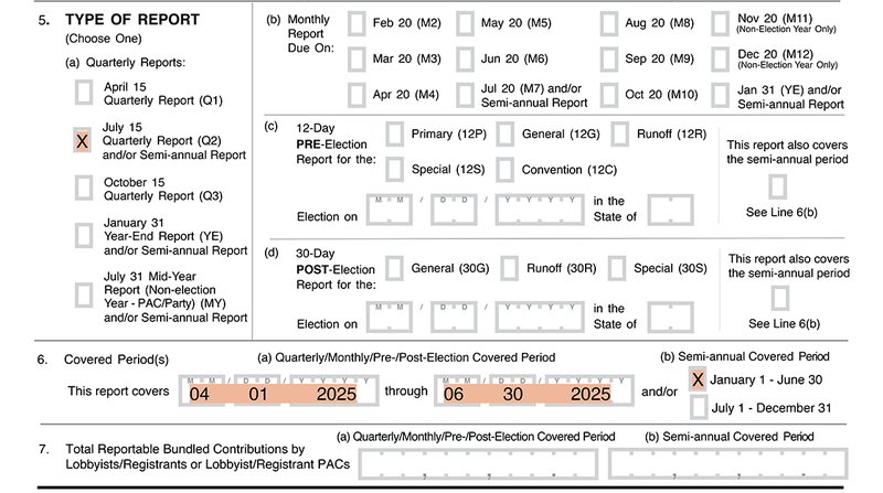 Example of covered period on 3L for 2025