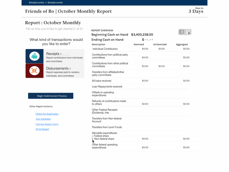 Image of Friends of Bo's October Monthly Report Overview