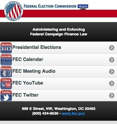 FEC Mobile Beta Website